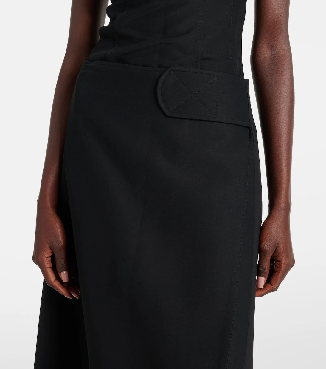CO - A-line wrap skirt