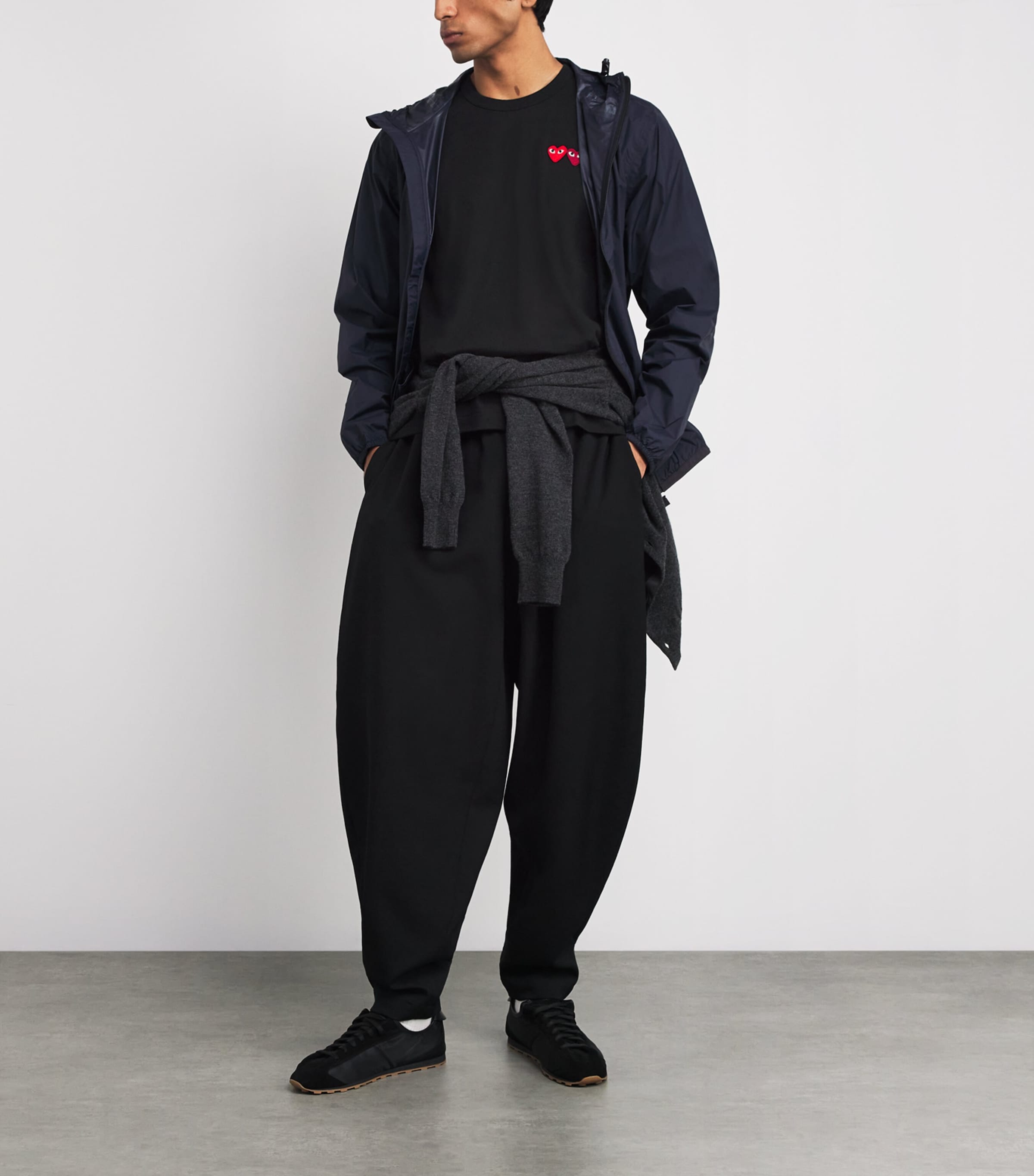 Comme Des Garçons Play Embroidered Double-Heart T-Shirt