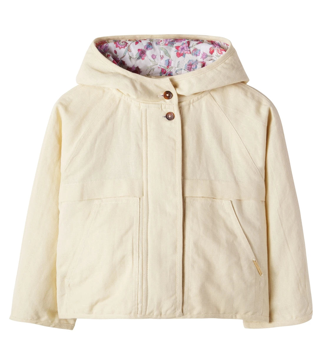 Louise Misha - Clem linen and cotton canvas jacket