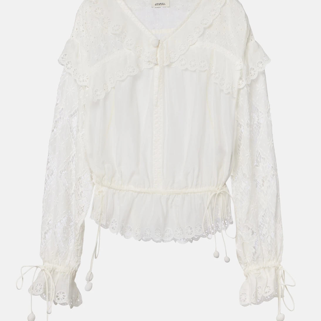 Isabel Marant - Nowana cotton and silk blouse