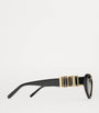 Black Acetate Cocktail Cat-Eye Sunglasses