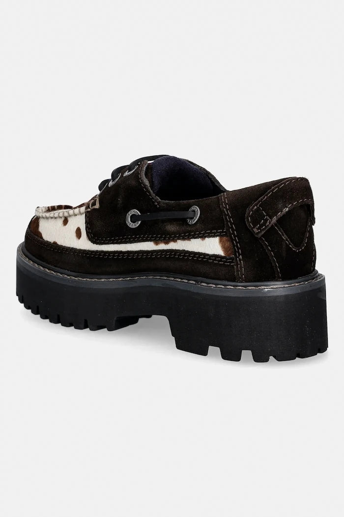 Tommy Jeans ARCHIVE 01 CALF HAIR Süet Mokasen