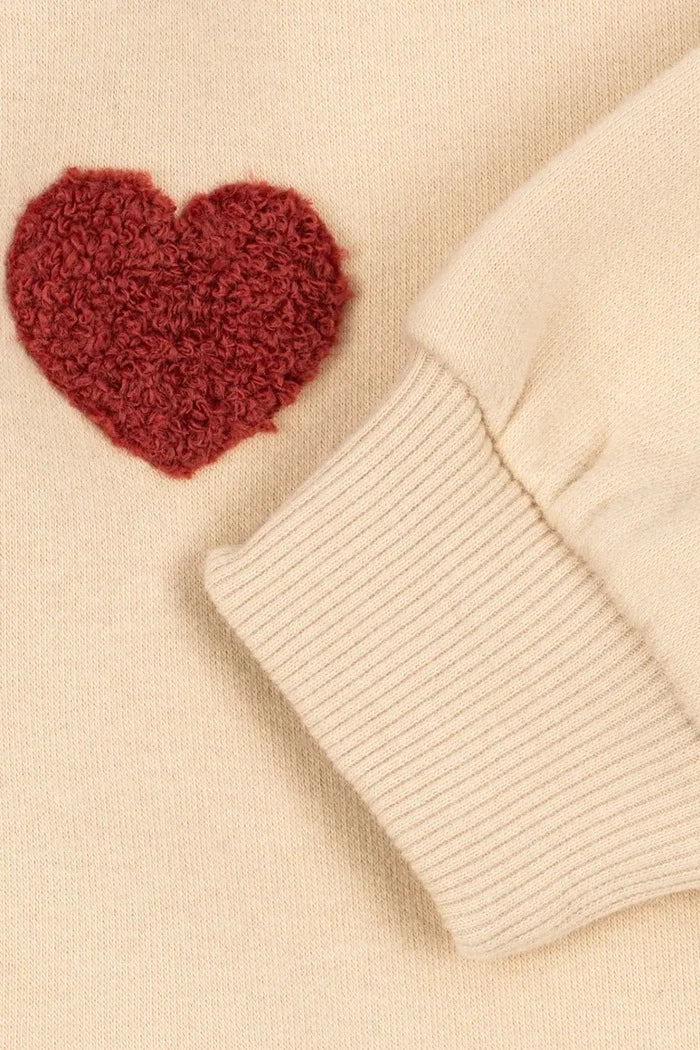 Konges Sløjd pamuklu kloş elbise LOU TERRY SWEAT DRESS OCS