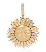 Yellow Gold and Diamond Mythology Sun Charm