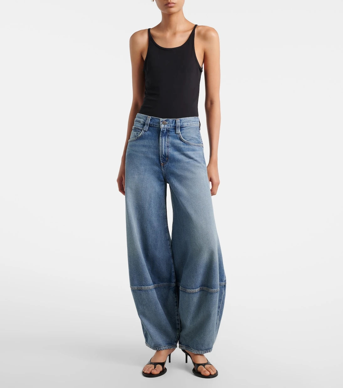 Agolde - Lantern barrel-leg jeans