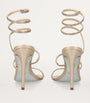 René Caovilla Gold Embellished Cleo II Heeled Sandals 105