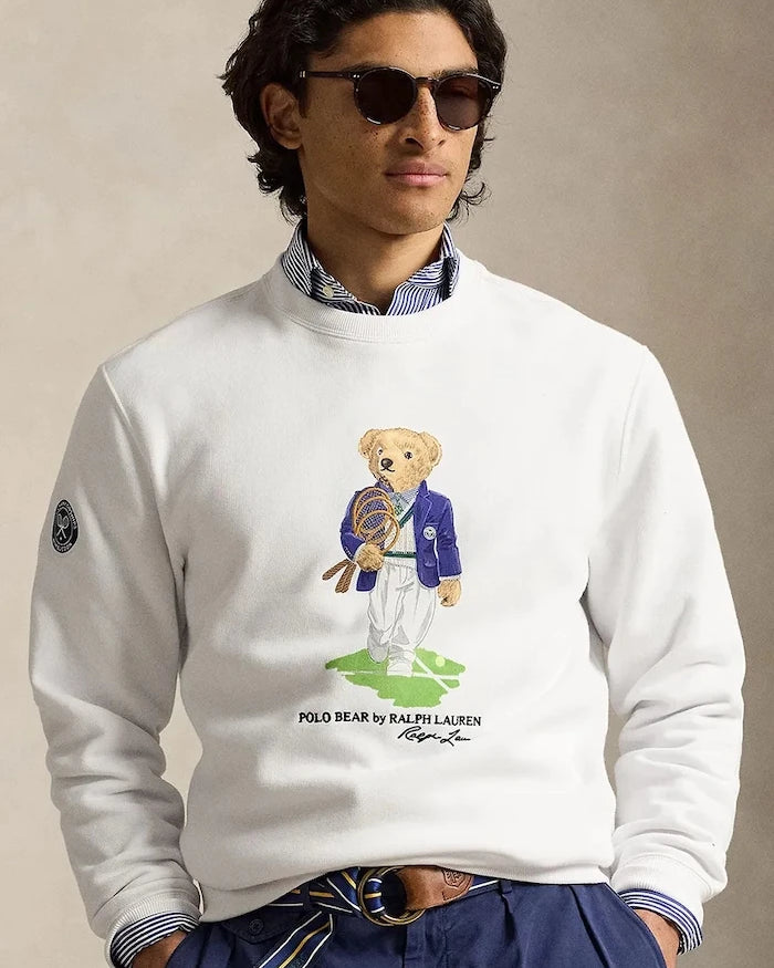Polo Ralph Lauren erkek pamuklu Wimbledon kazak