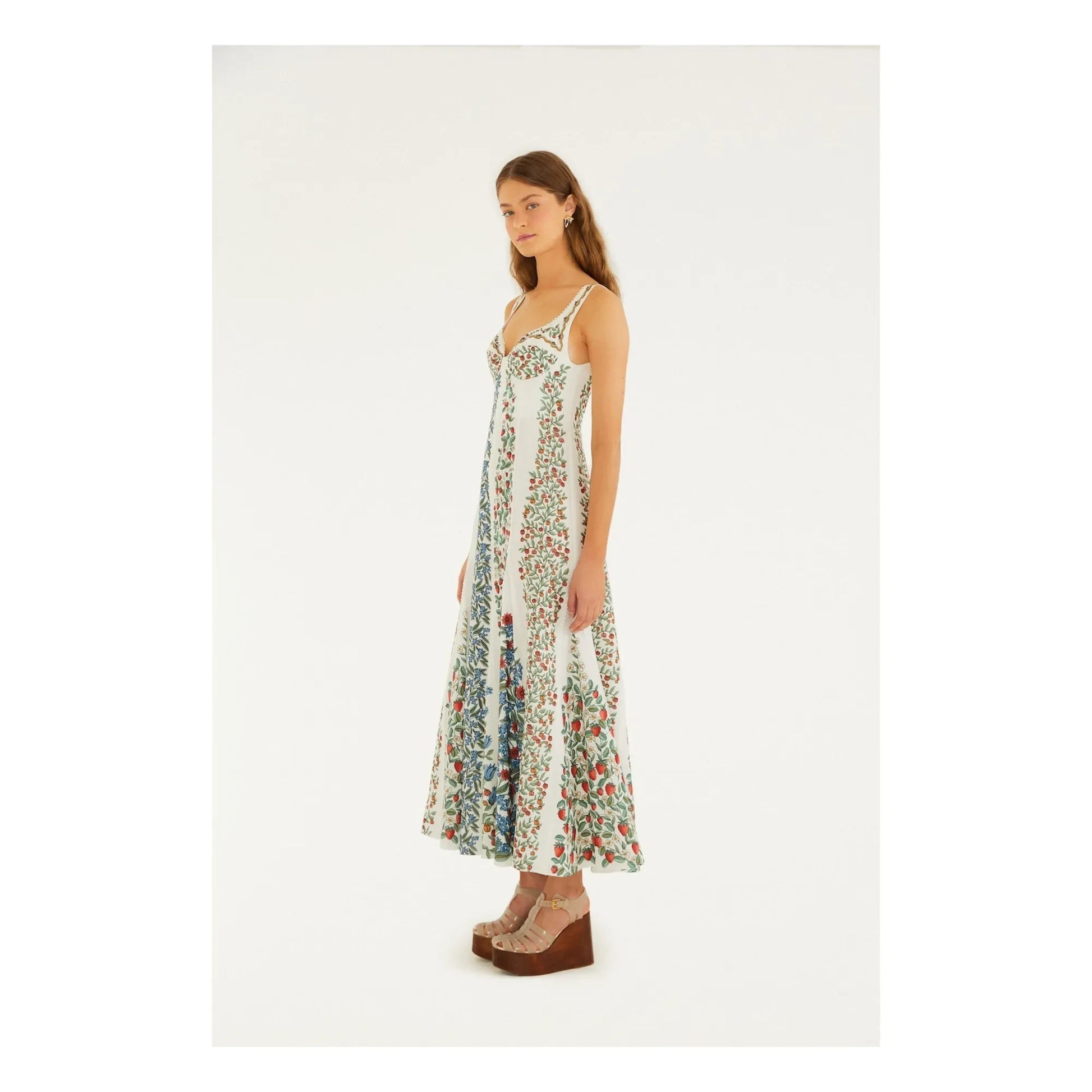 Farm Rio - Fruit Beauty dress | White
