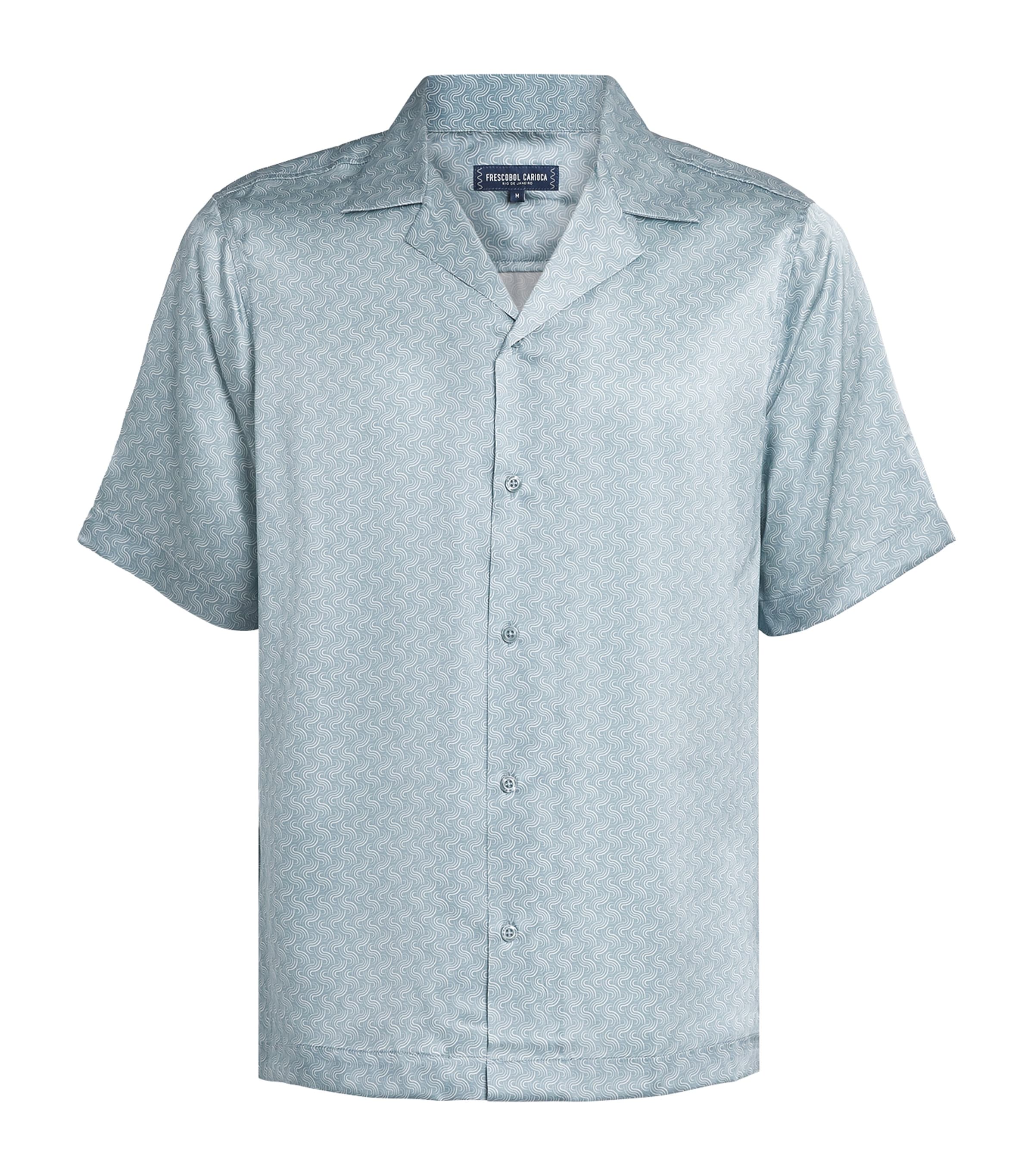 Frescobol Carioca Silk Printed Roberto Shirt