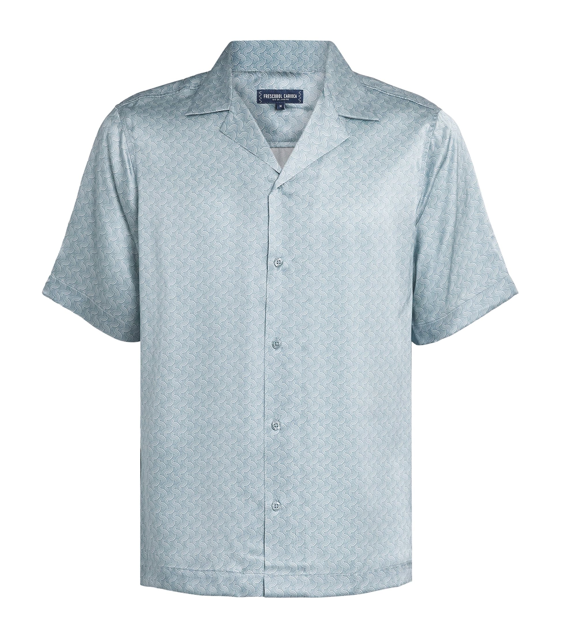Frescobol Carioca Silk Printed Roberto Shirt