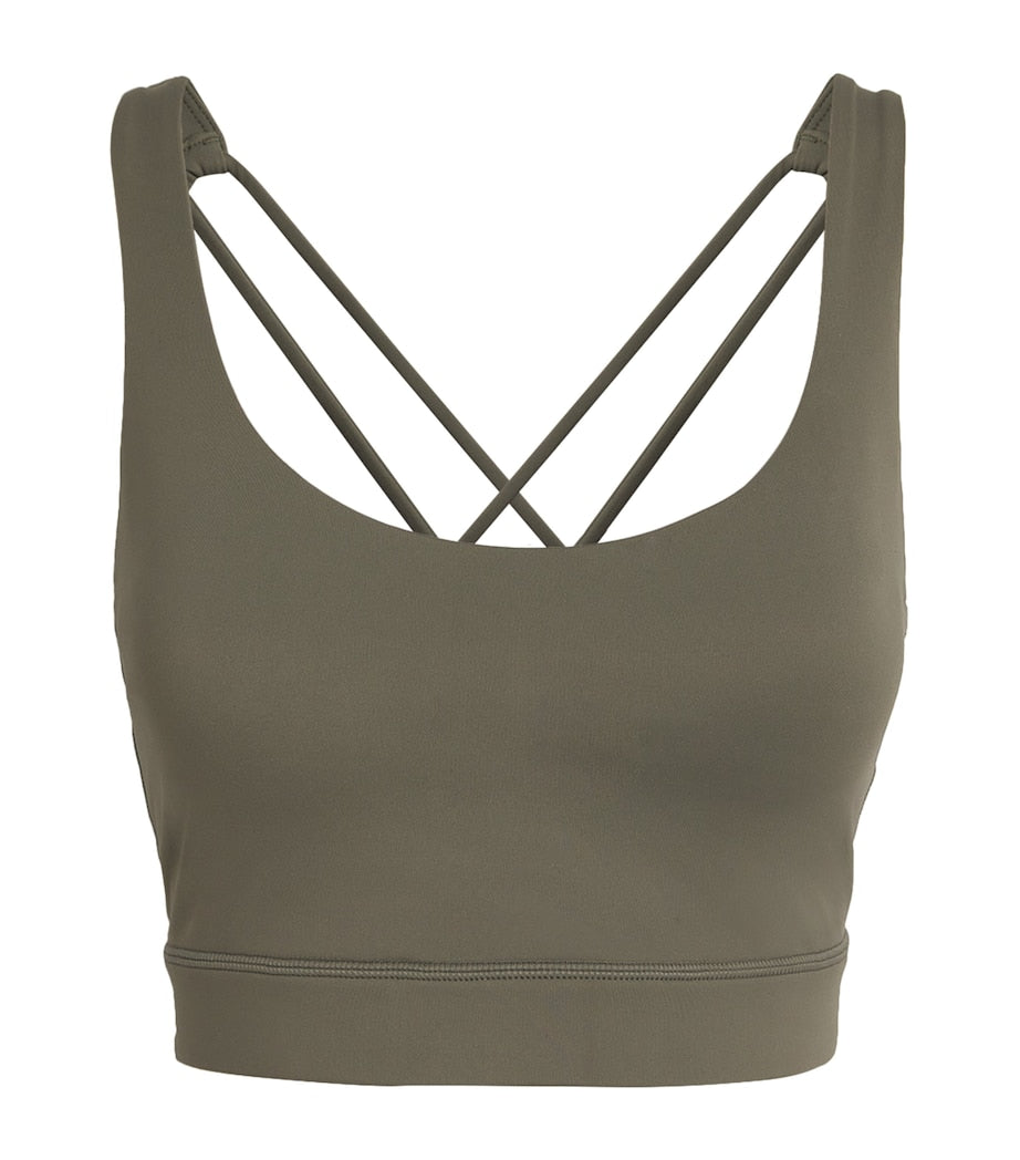Green Ultimate Cross-Back Bra
