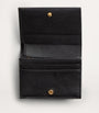 Valentino Garavani Black Leather French Flap Wallet