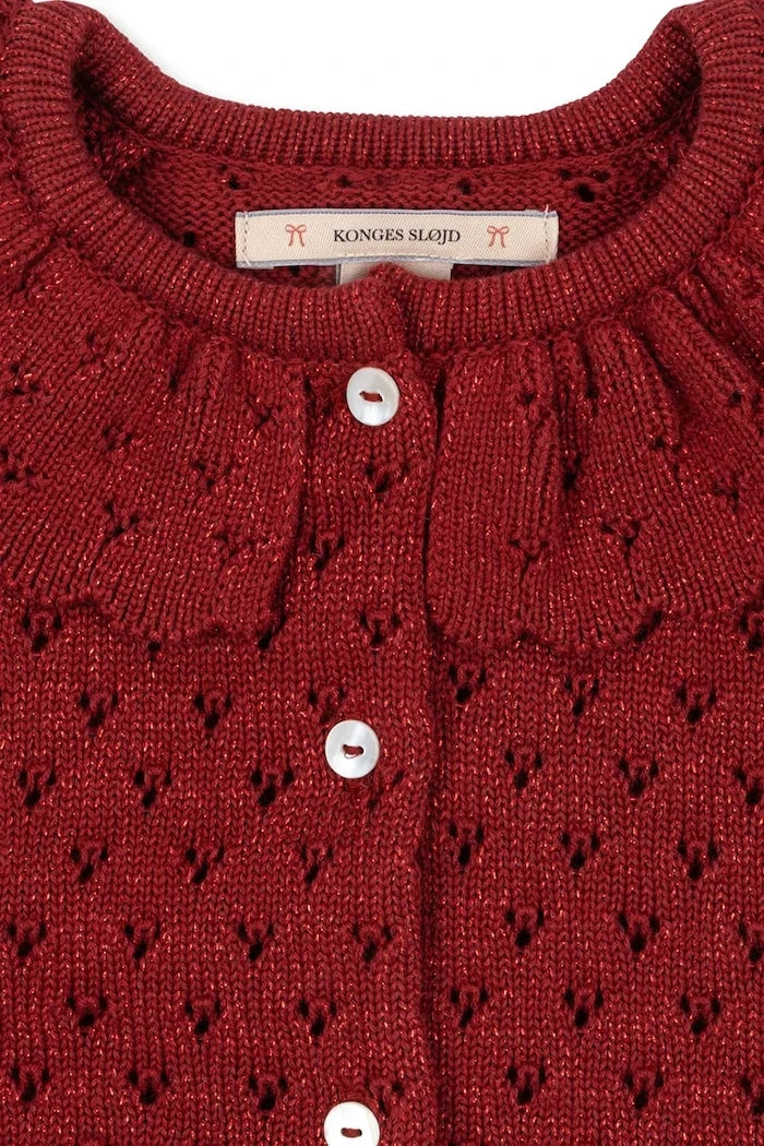 Konges Sløjd HOLIDAY KNIT CARDIGAN Çocuk Hırkası