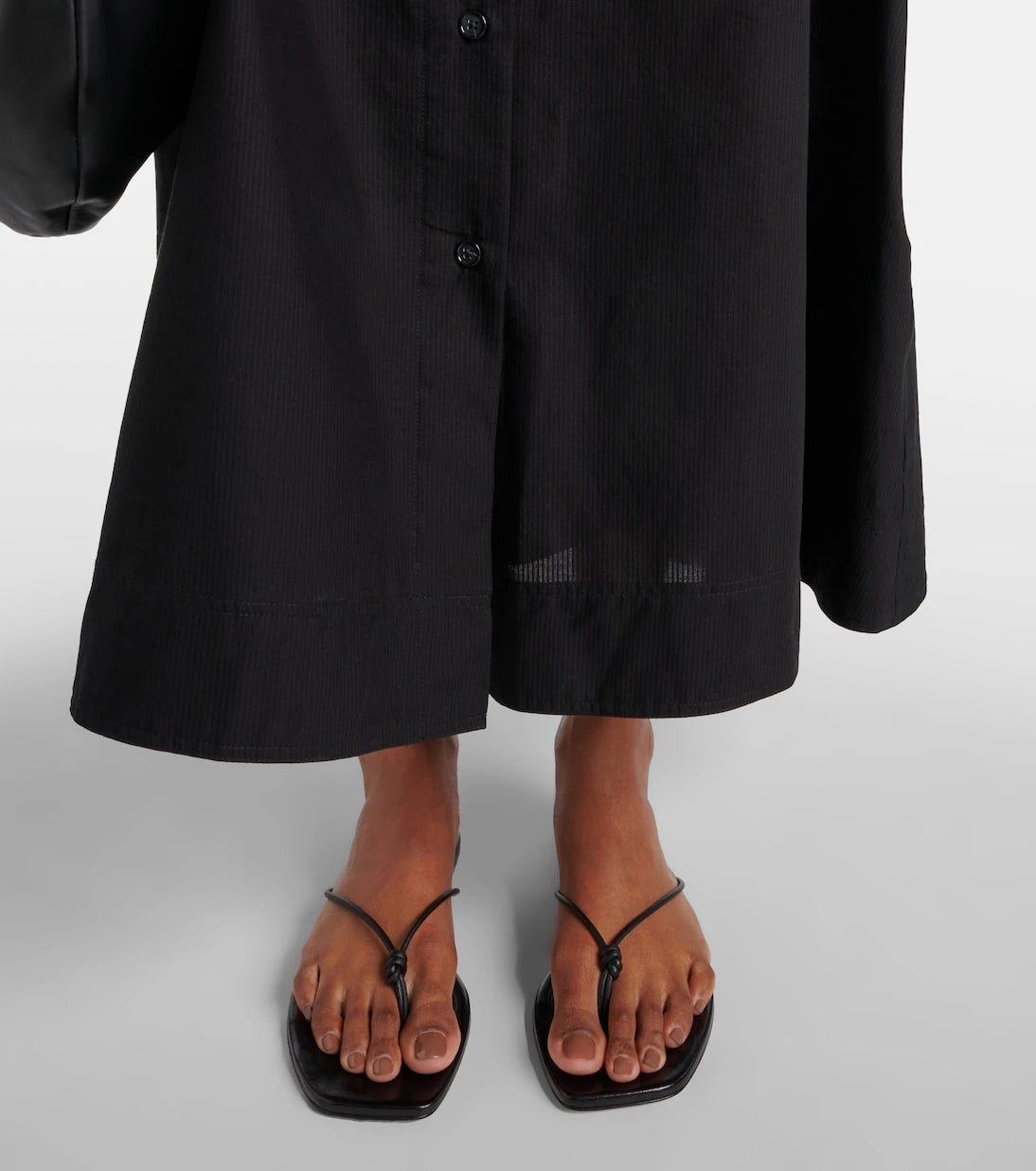 Toteme - The Knot leather thong sandals