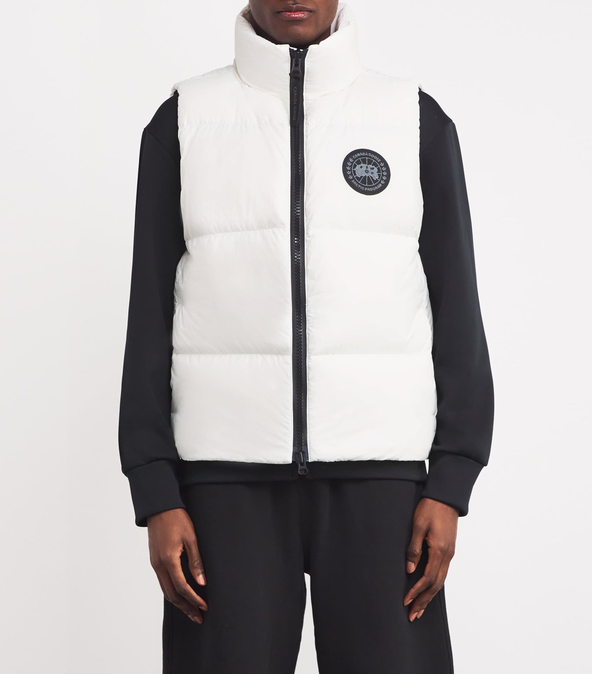 Canada Goose White Lawrence Puffer Gilet