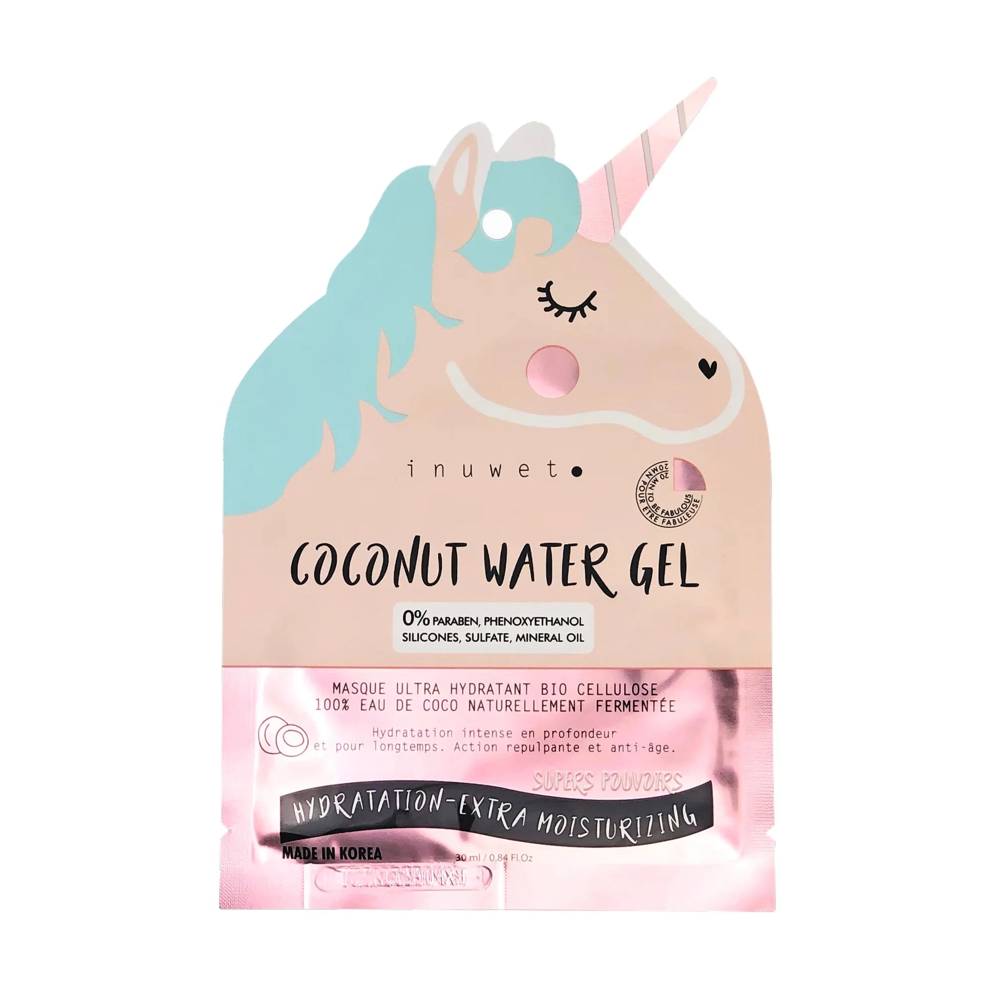 Inuwet - Moisturizing bio cellulose face mask