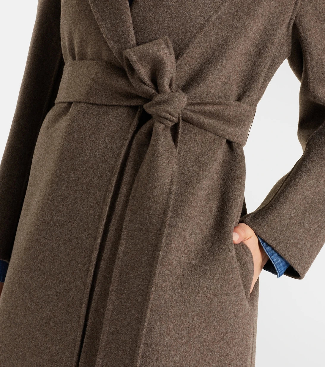 'S Max Mara - Luna virgin wool wrap coat