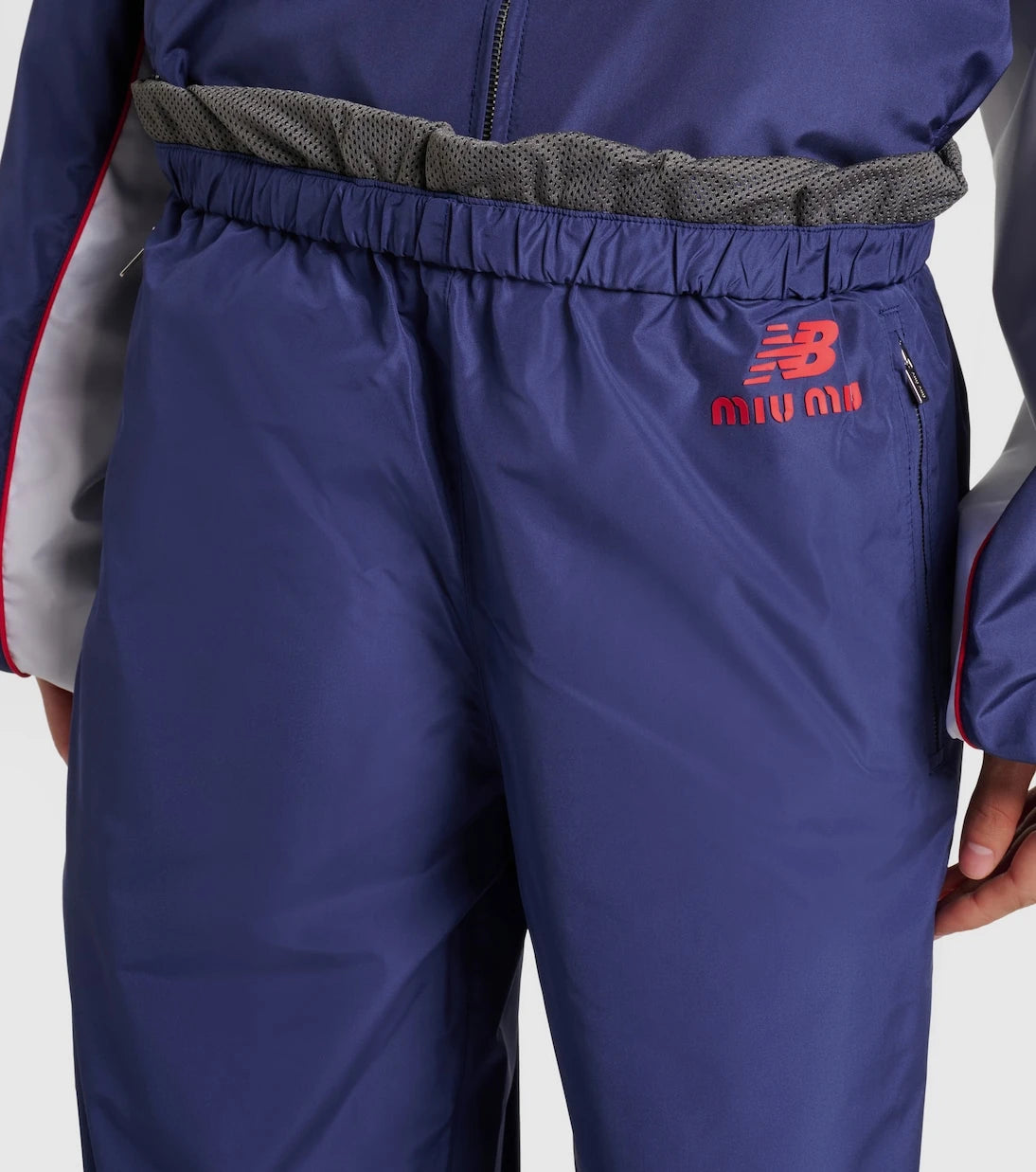 Miu Miu - x New Balance poplin track pants