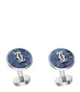 Cartier Sterling Silver Double C de Cartier Cufflinks