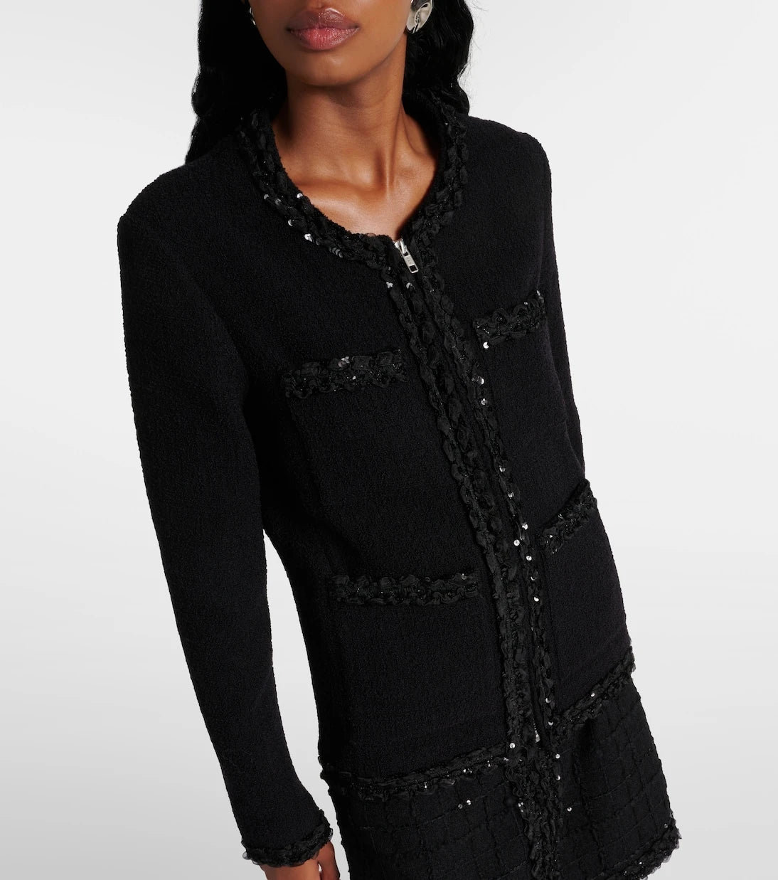 Giambattista Valli - Sequined wool-blend jacket