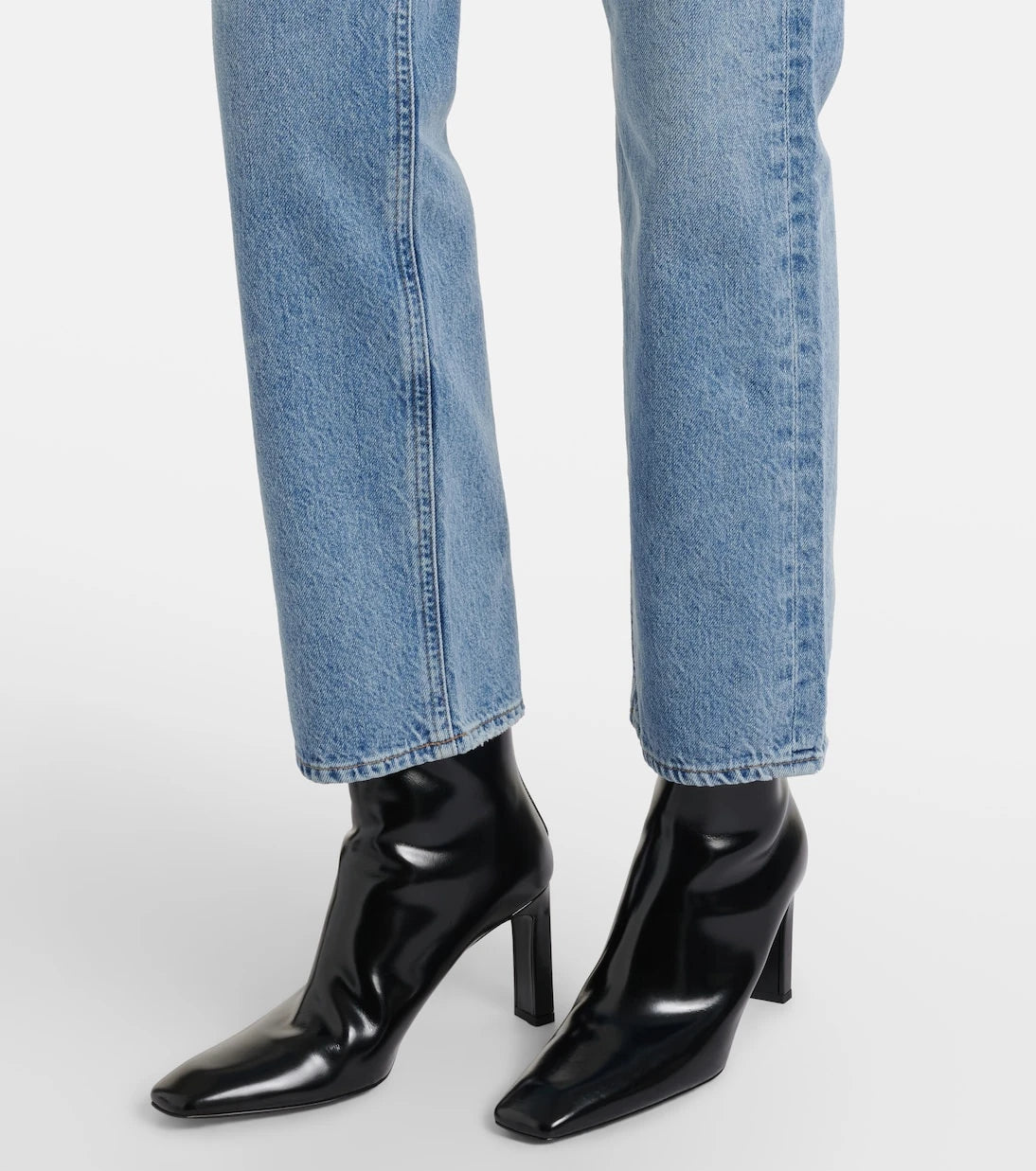 Agolde - Valen high-rise straight jeans