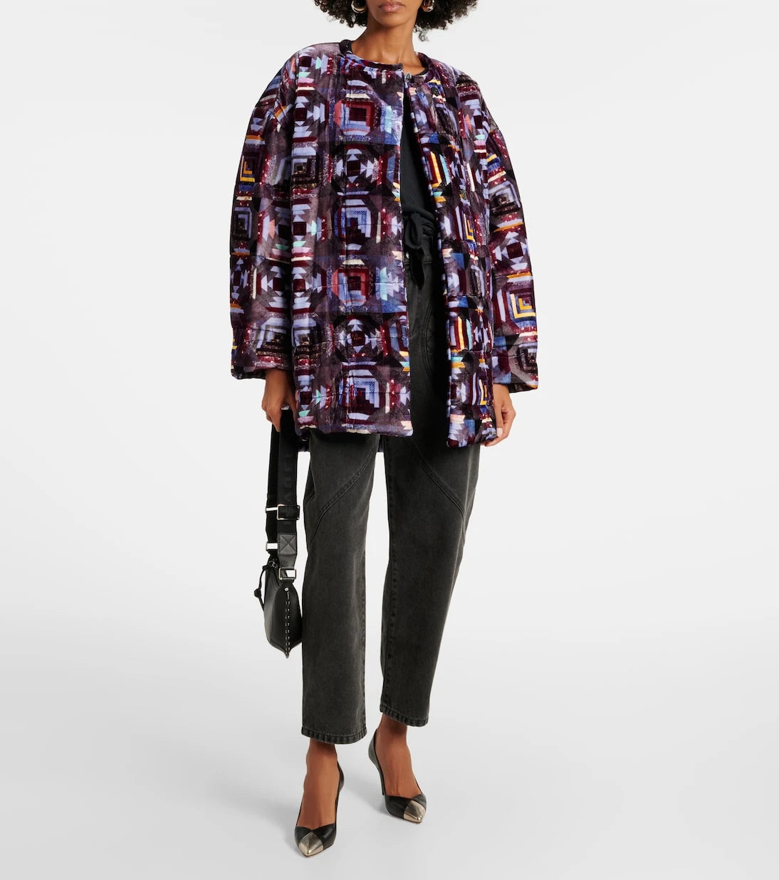 Isabel Marant - Doriane printed puffer coat
