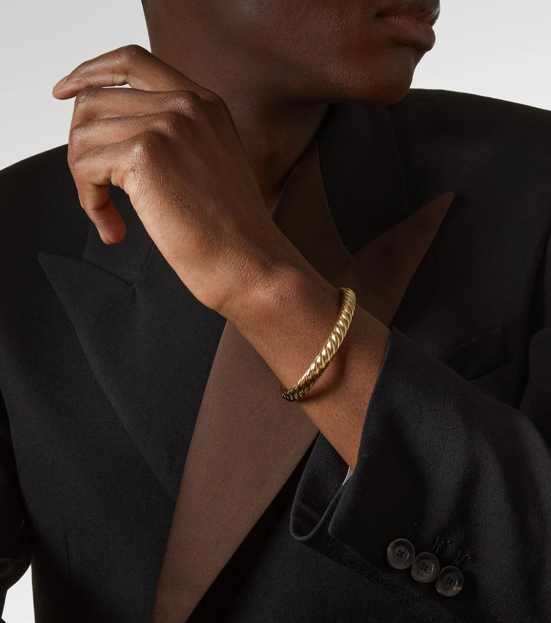 David Yurman - Sculpted Cable 18kt gold cuff bracelet