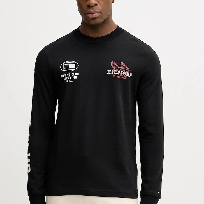 Tommy Hilfiger Uzun Kollu Pamuklu Bluz
