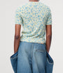 LOEWE White Cotton-Blend Floral Sweater