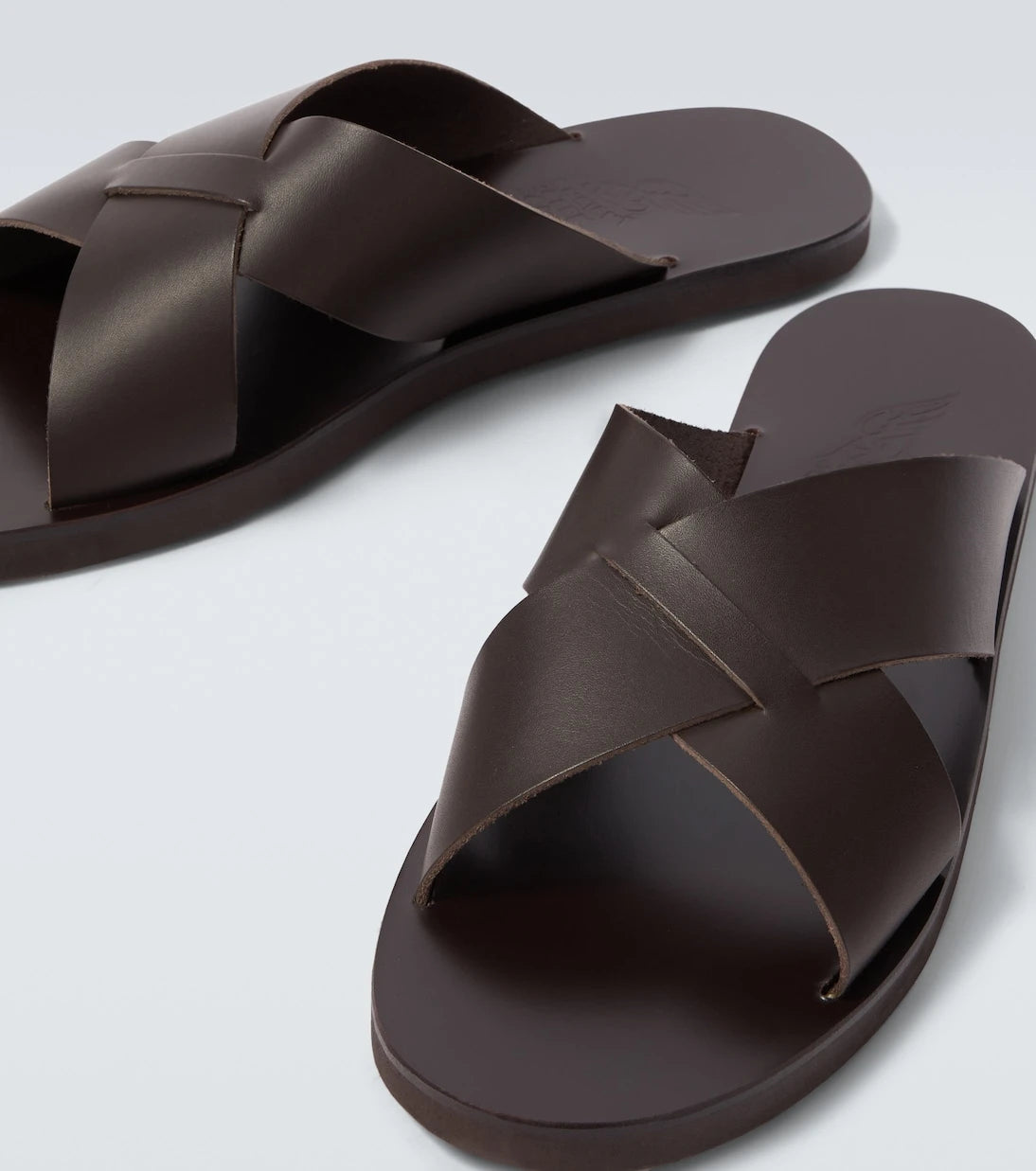 Ancient Greek Sandals - صنادل بيوس الجلدية