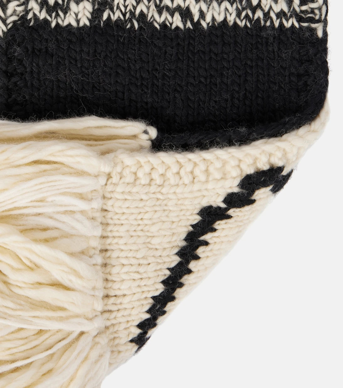 Joseph - Intarsia wool-blend scarf