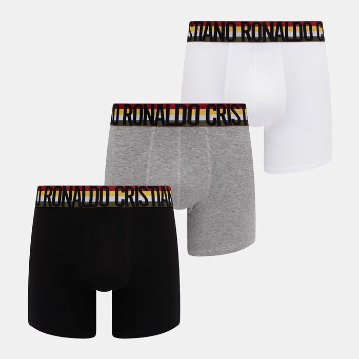 CR7 Cristiano Ronaldo erkek pamuklu boxer x WORLD CUP 26 3'lü