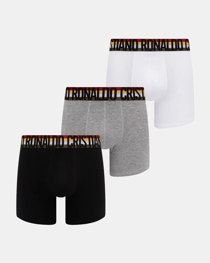 CR7 Cristiano Ronaldo erkek pamuklu boxer x WORLD CUP 26 3'lü