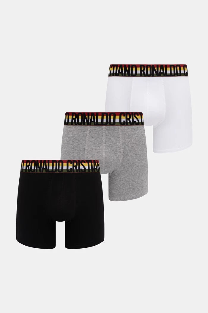 CR7 Cristiano Ronaldo erkek pamuklu boxer x WORLD CUP 26 3'lü