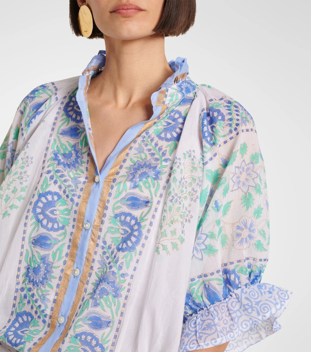 Juliet Dunn - Paisley cotton minidress
