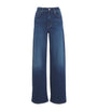 Blue Lyra Long Wide-Leg Jeans