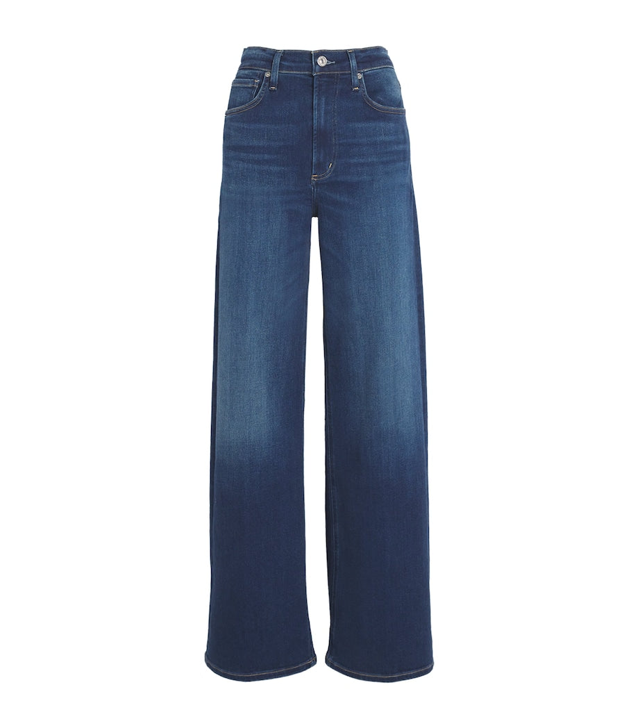 Blue Lyra Long Wide-Leg Jeans