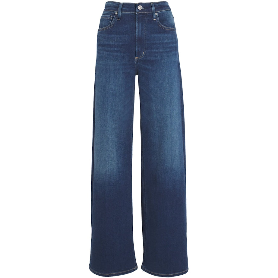 Blue Lyra Long Wide-Leg Jeans