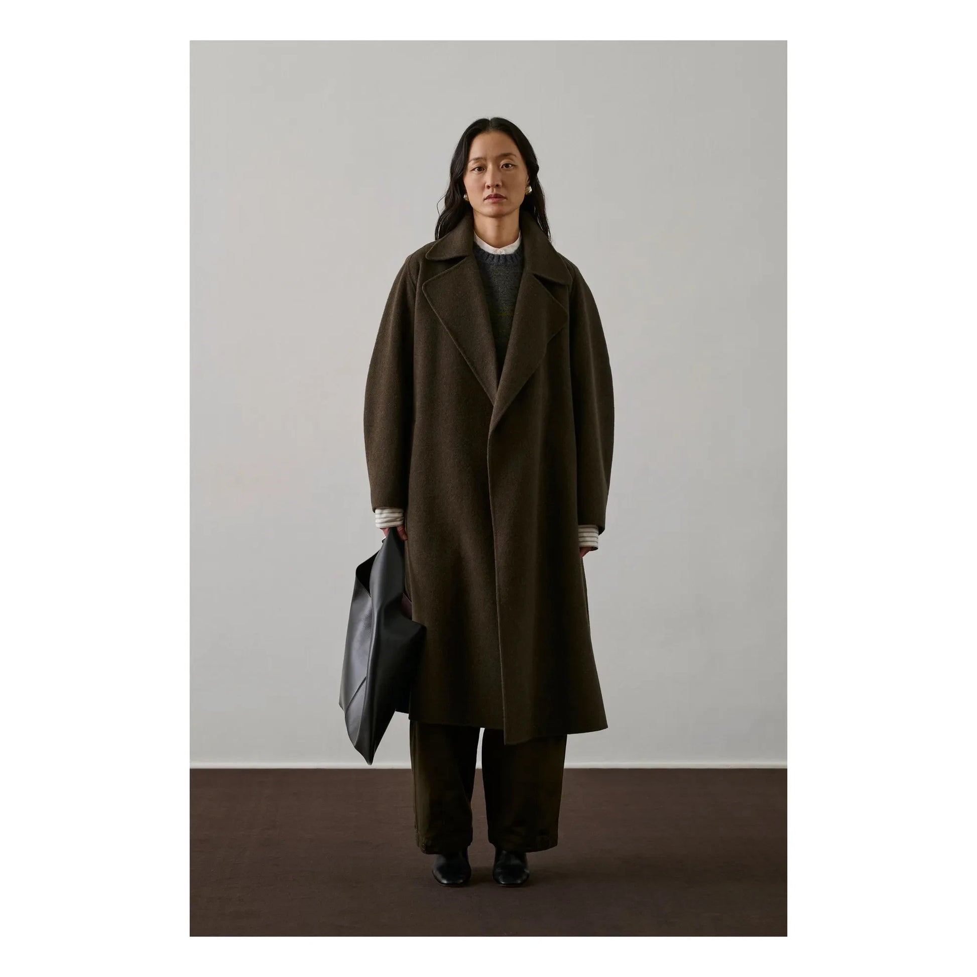 Soeur - Harvard Coat Wool | Khaki brown