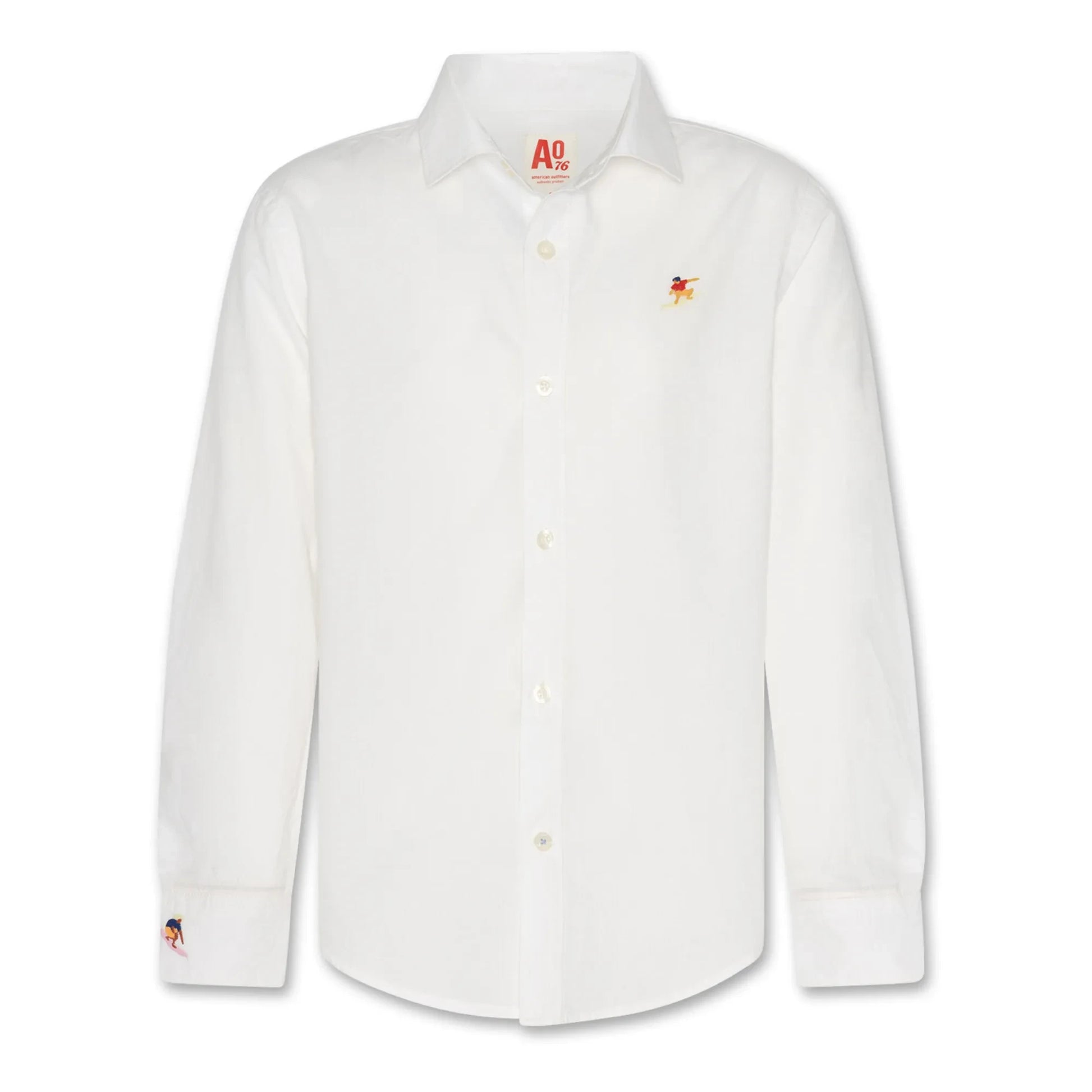 AO76 - Alan Surfer shirt | White