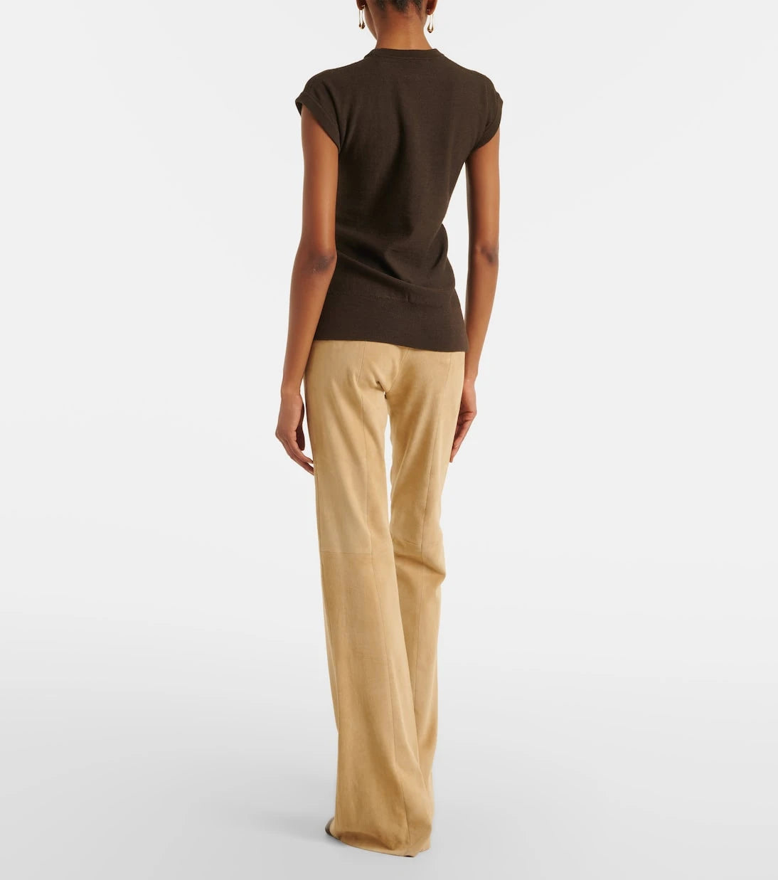 Stouls - Gege suede flared pants