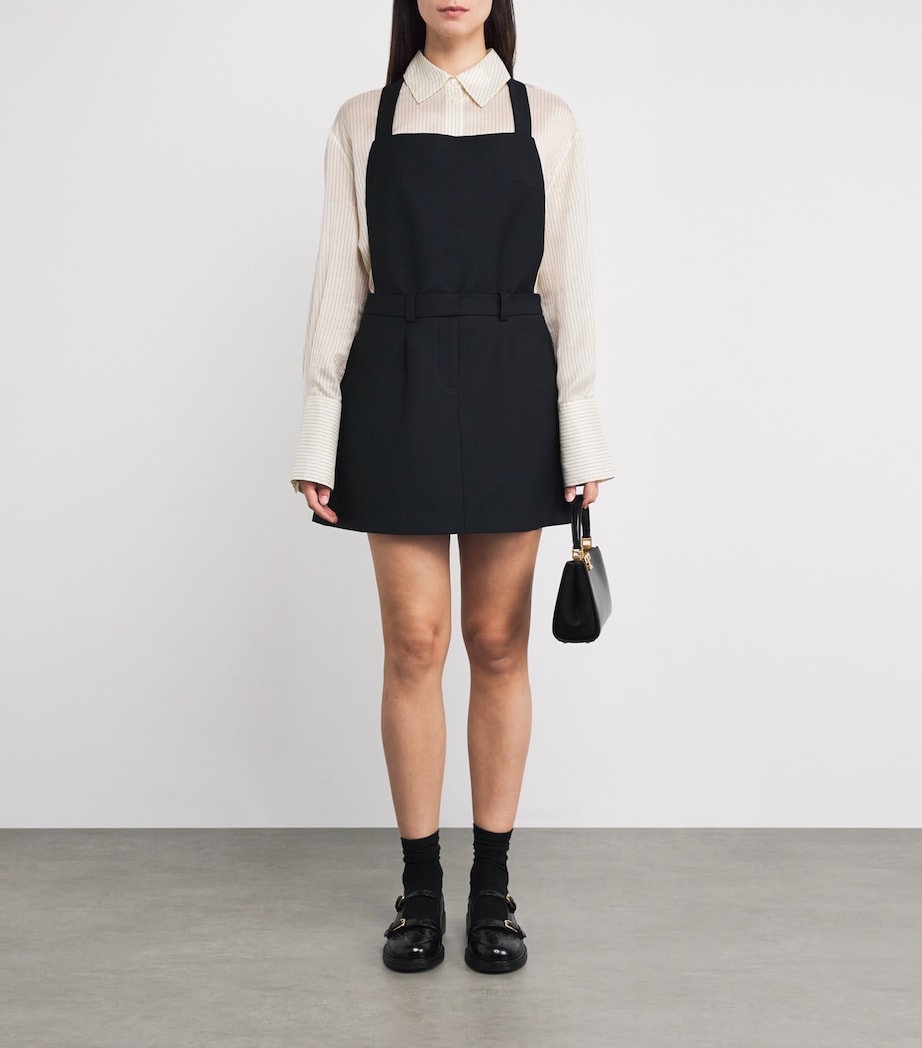 Pinafore Mini Dress NAVY