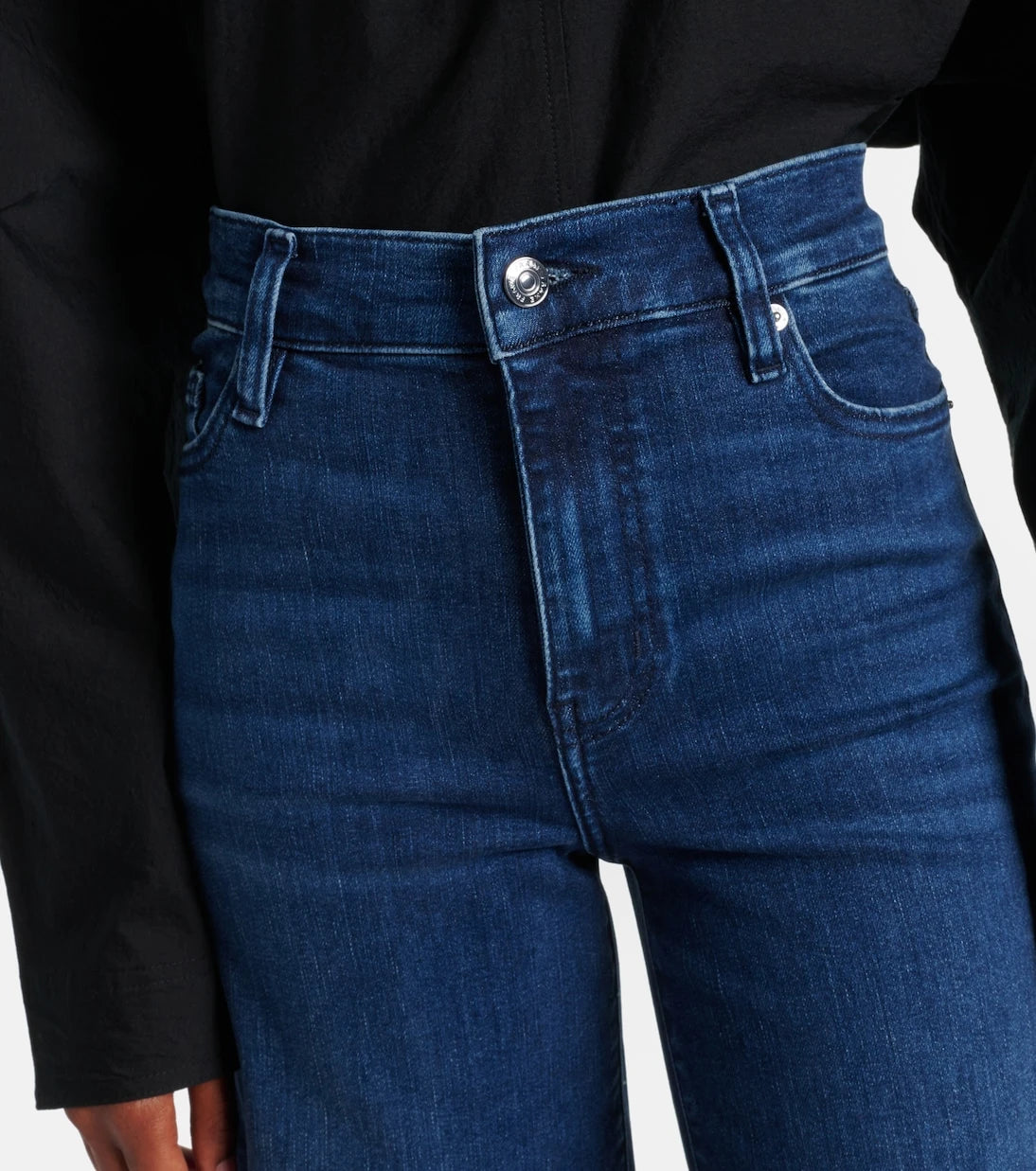 Frame - بنطلون جينز Le Slim Palazzo بقصة أرجل واسعة