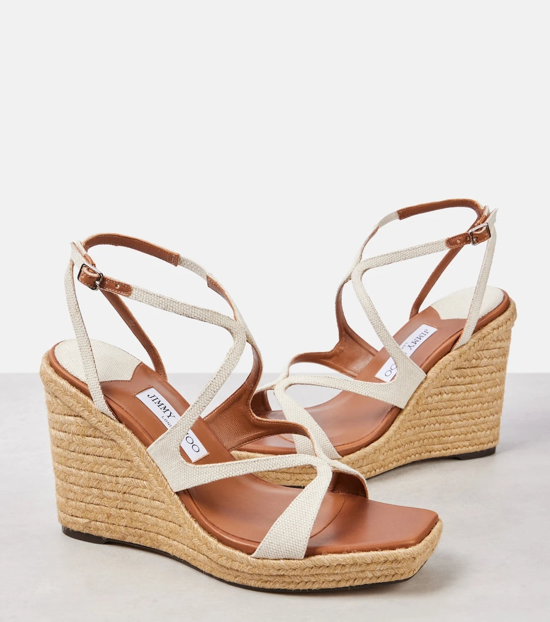 Jimmy Choo - Ayla 110 espadrille wedges