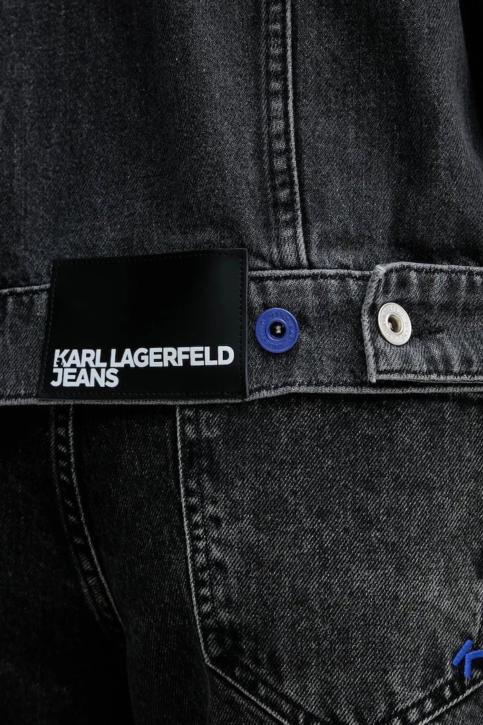 Karl Lagerfeld Jeans Pamuk Denim Ceket