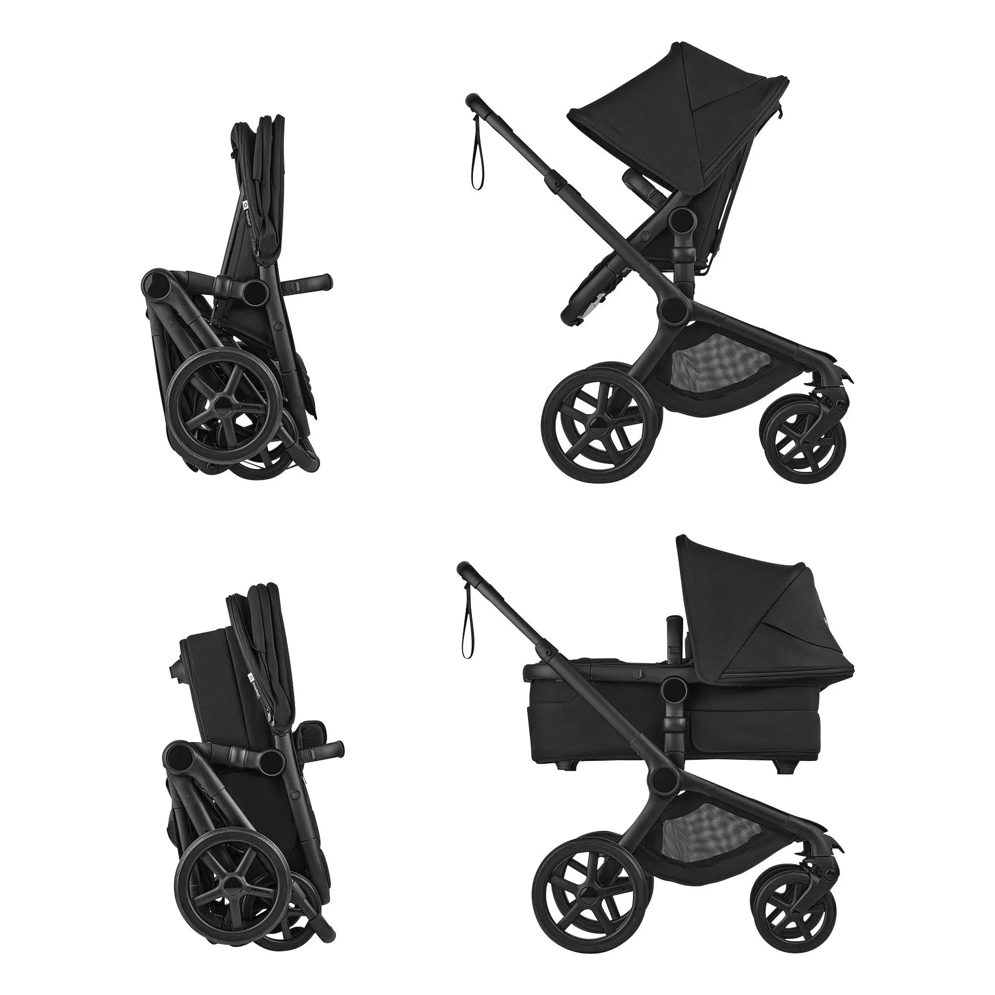 Bugaboo - Bugaboo Fox 5 Renew - All-terrain stroller complete chassis black | White