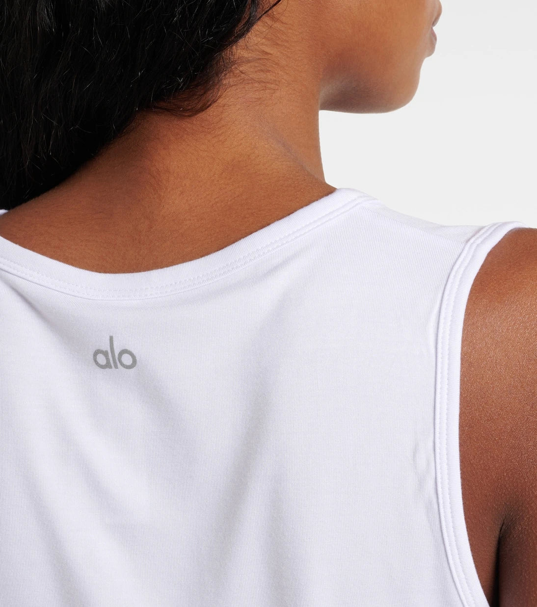 Alo Yoga - Cover draped jersey crop top