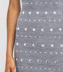 Wool-Blend Studded Maxi Dress GREY