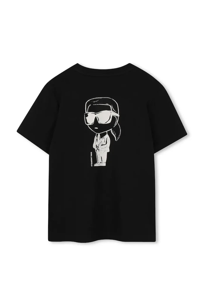 Детска памучна тениска Karl Lagerfeld