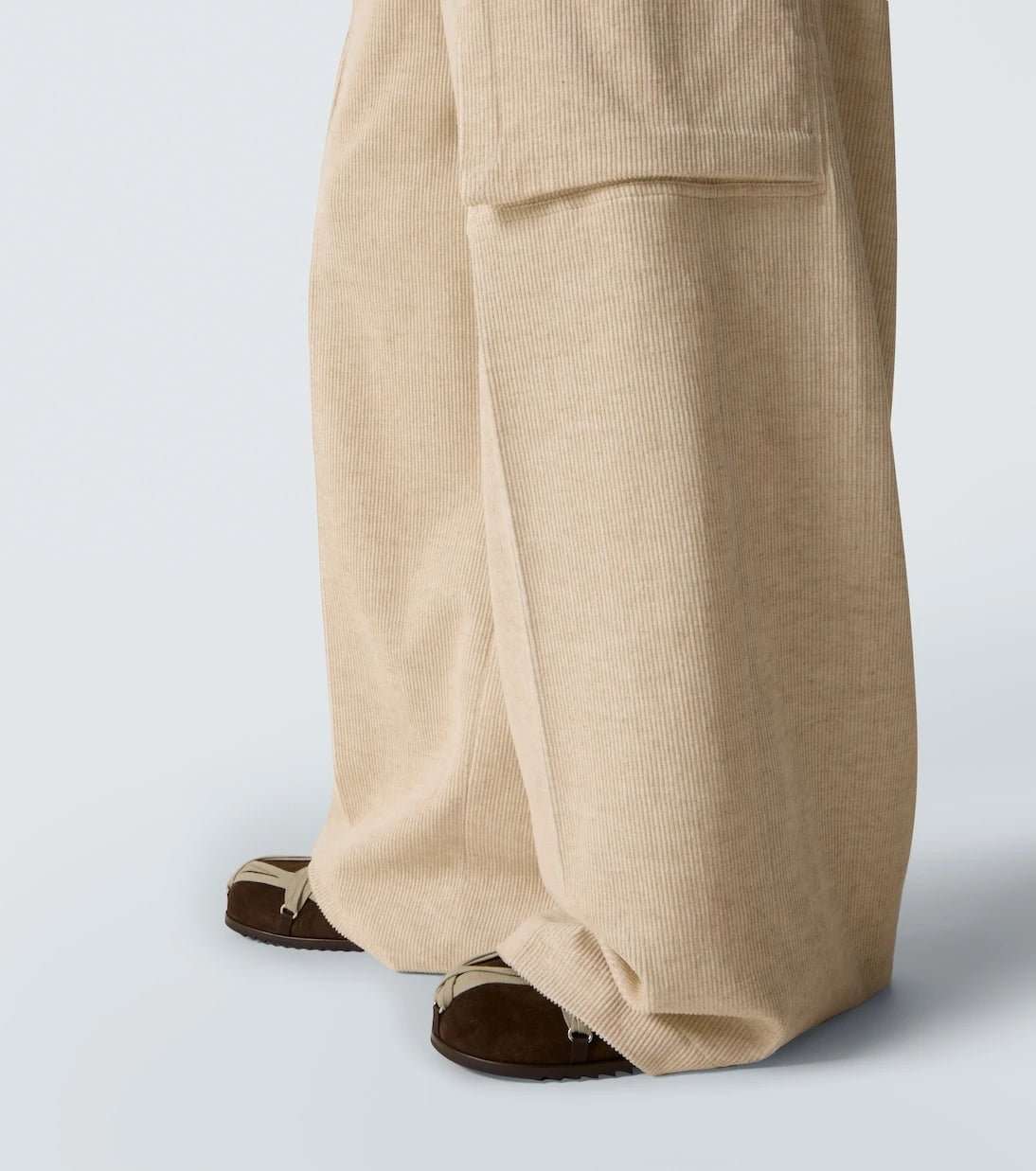 Rick Owens - Firebanks cotton and linen cargo pants